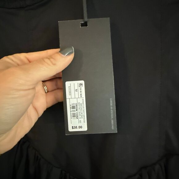 Future Collective NWT black corset bubble hem tank midi dress size M - Picture 7 of 13